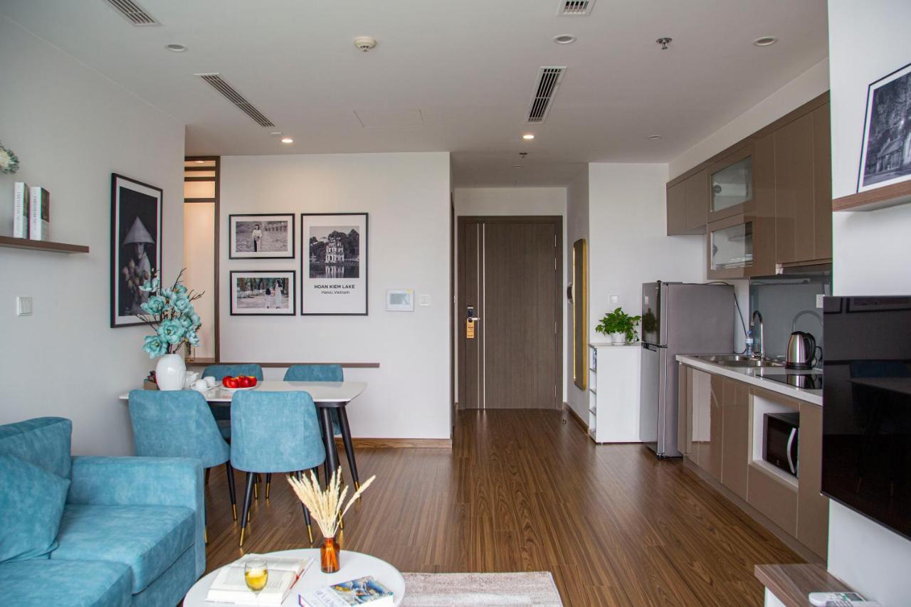 Aspaces Serviced Apartments - Vinhomes West Point Hanoi Buitenkant foto