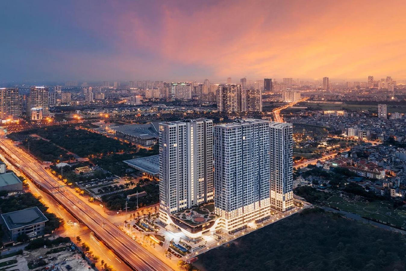 Aspaces Serviced Apartments - Vinhomes West Point Hanoi Buitenkant foto